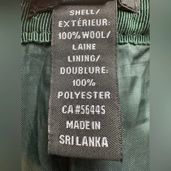 J.Crew Wool A-Line Skirt Dark Green | Dark Academia | Size 6 - Picture 4 of 8